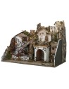 copy of Presepe illuminato con mulino elettrico cm 60x35x35h