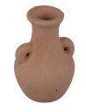 Anfora con manici in terracotta h 7,8 cm per presepe Mondo