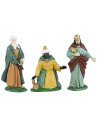 Set statue Tre Re Magi 8 cm per presepe Mondo Presepi