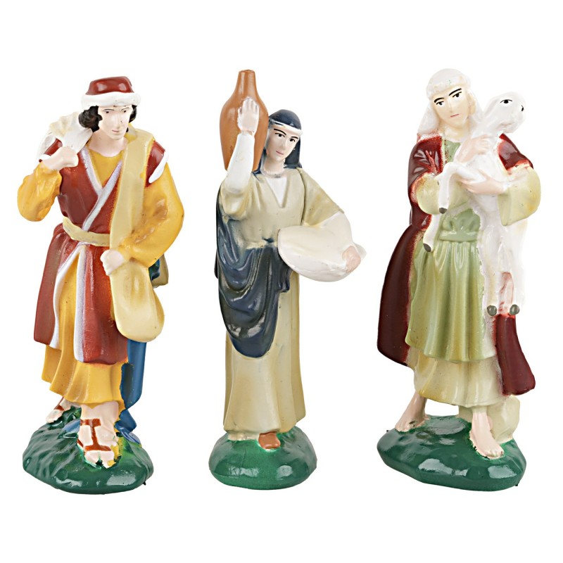 Set statue tre pastori 9 cm