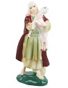 Set statue tre pastori 9 cm per presepe Mondo Presepi