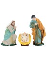 Set statue Natività 9 cm per presepe Mondo Presepi