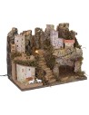 Presepe con luci cm 33x18x24 h