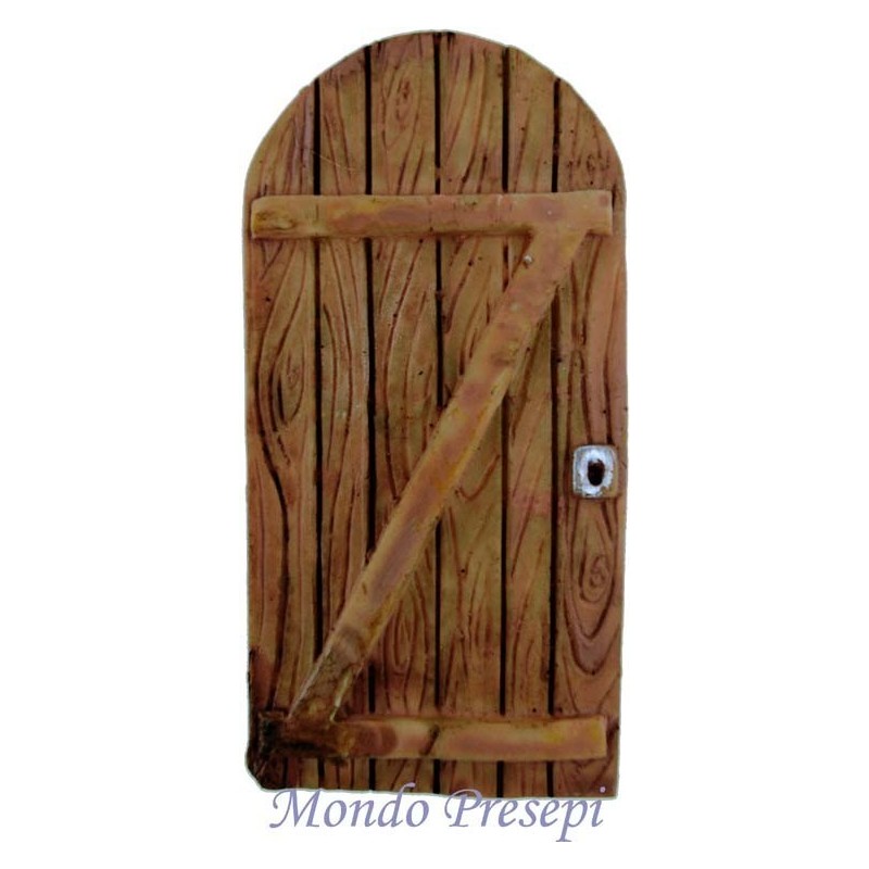 Resin wood effect door cm 5,3x10,5 h.