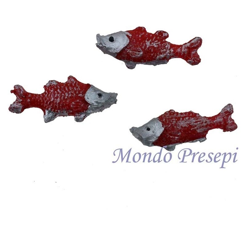 Set of 3 fish cm 3