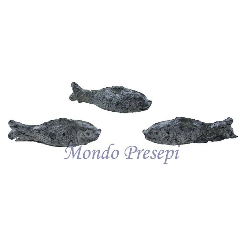 Set of 3 fish cm 2,8