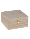 Set of two wooden boxes