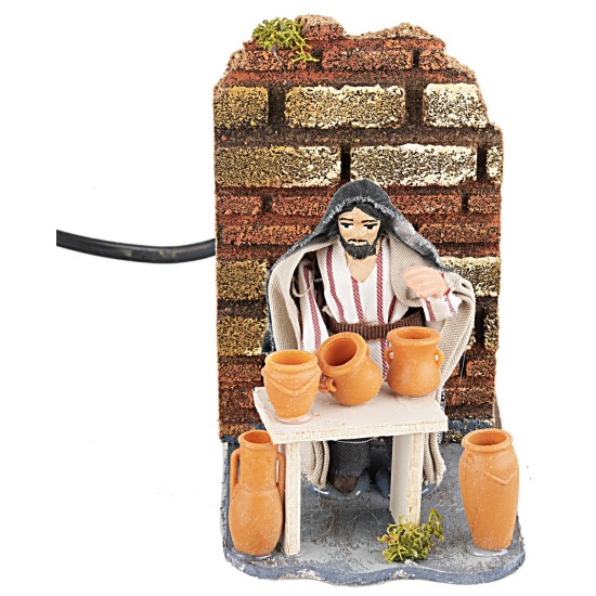 Series 8 cm pots for nativity scene Mondo Presepi