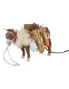 Ox in motion 24 cm for nativity scene Mondo Presepi