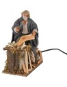 "Woodcutter in motion 24 cm for nativity scene Mondo Presepi"