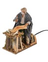 "Woodcutter in motion 24 cm for nativity scene Mondo Presepi"