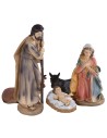 Set of 11 Nativity figures, Magi, angel and shepherd 40 cm in