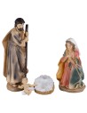 Set 11 soggetti Natività, Magi, angelo e pastore 40 cm in