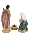 Conjunto de 11 figuras Natividad, Reyes Magos, ángel y pastor