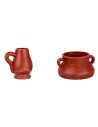 Set of 2 small amphorae cm 3-3,5 h