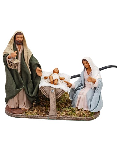 15 cm Nativity in motion