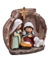 Natività naïf cm 7x3,5x7,5 h per presepe Mondo Presepi