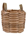 Wicker basket with handles Ø 4 cm