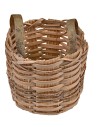 Wicker basket with handles Ø 4 cm