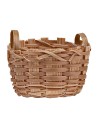 Wicker basket with handles, 3 cm high, for nativity scene, Mondo Presepi