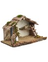 Capanna per presepe cm 39x22,5xh23 per presepe Mondo Presepi