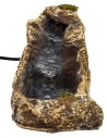 Cascata nella roccia funzionante cm 12x25x13,5 h per presepe