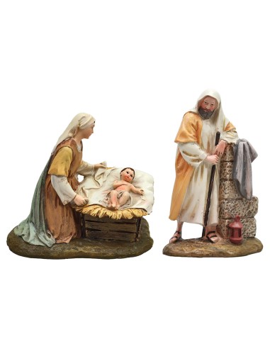 Set Natività 3 soggetti in resina serie cm 12 Martino Landi