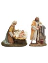 Set Natività 3 soggetti in resina serie cm 12 Martino Landi per