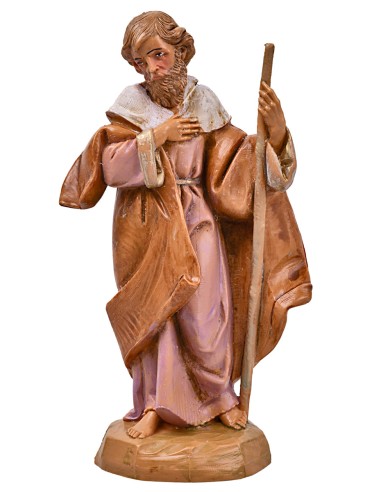 Saint Joseph with stick 12 cm Fontanini