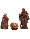 Natività 5 soggetti serie cm 15 per presepe Mondo Presepi