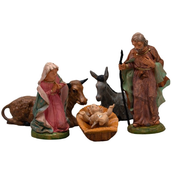 Natività 5 soggetti serie cm 15 per presepe Mondo Presepi