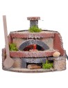 copy of Forno per fornaio con luce effetto fuoco cm 12x11x12,5 h