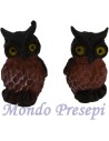 Set 2 owls resin