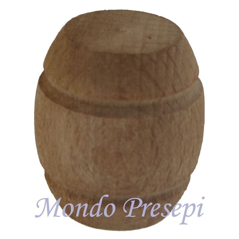 Botte in legno cm 3 - Cod. MU01 Mondo Presepi