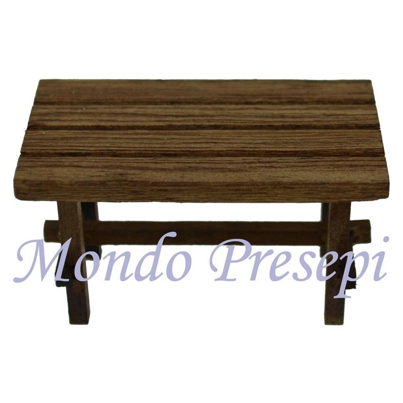 Mesa de madera cm 7x4x4 Mundo Pesebres