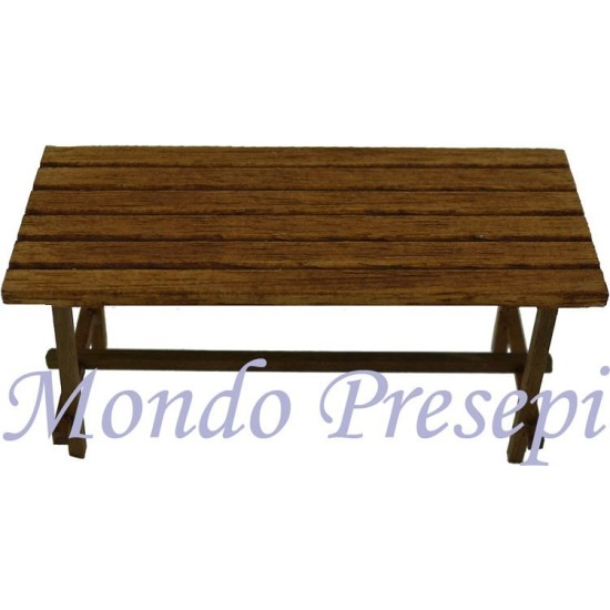 Tavolo in legno cm 13x6x6 Mondo Presepi