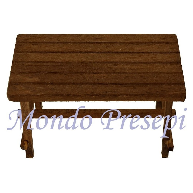 Mesa de madera cm 10x5,5x5 Mundo Pesebres