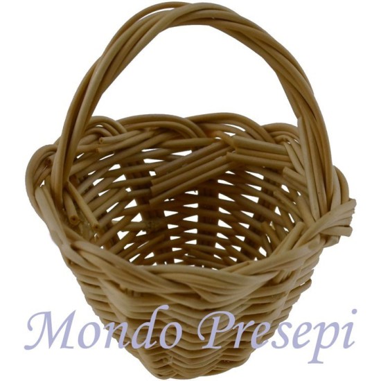 Wicker basket ø cm 4