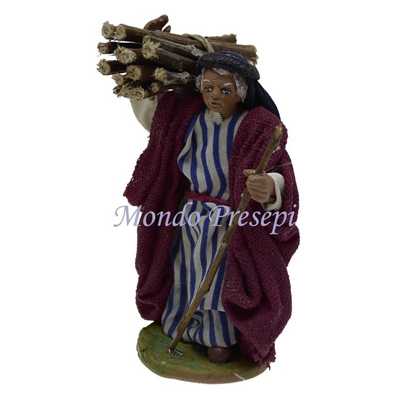 Cm 9 Lux Shepherd with bundle of wood on shoulders