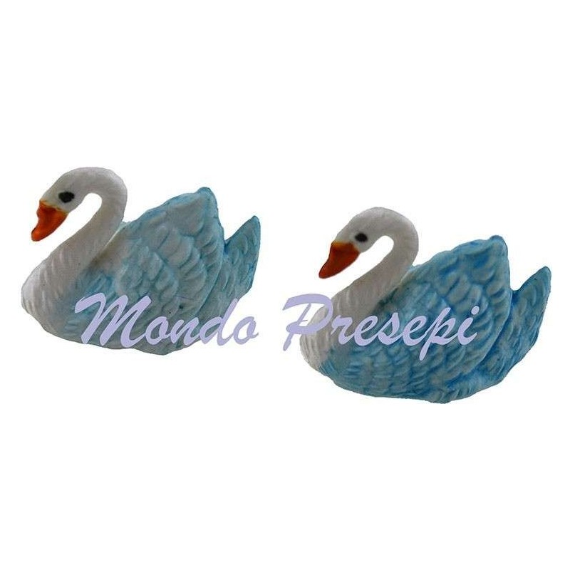 Conjunto de 2 cisnes cm 2 Mundo Pesebres