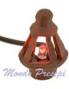 Lume da parete con led tremolante 3,5V. luci presepe Mondo