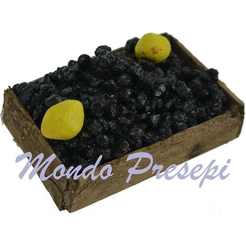 Caja con mejillones cm 5,3x3,5x0,8 Mundo Belenes