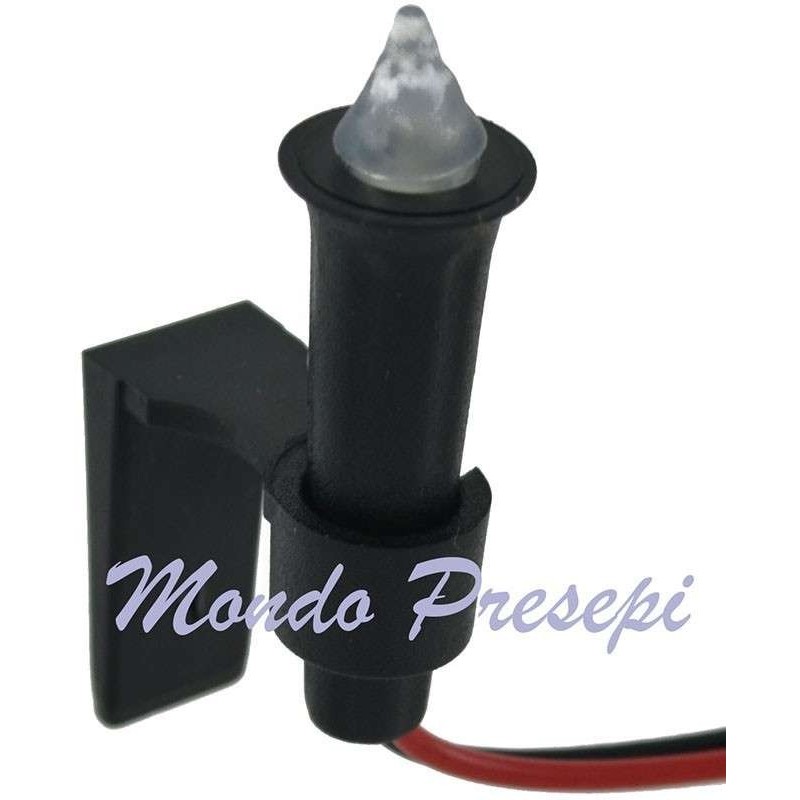 Antorcha parpadeante a led 5 mm 12v. -TAR5 Mundo