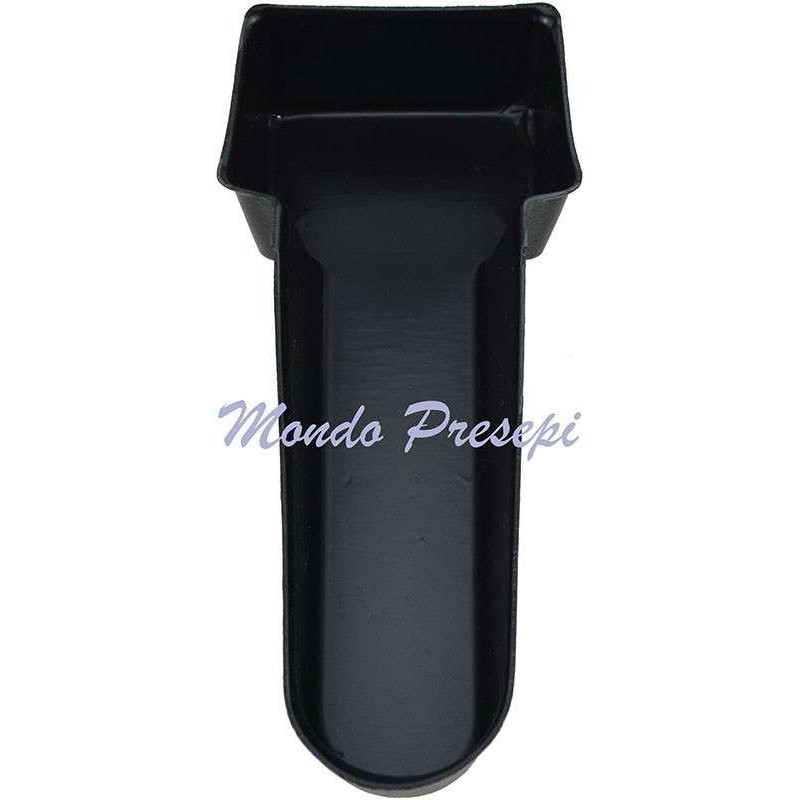 Vaschetta nera fontana cm 16,2x6,3x3,5 h. Mondo Presepi