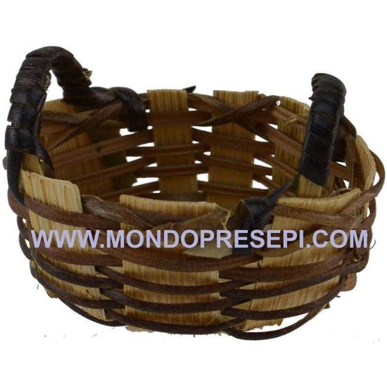 Cesta de mimbre 4 cm Mundo Pesebres