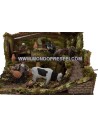 Nativity scene with 4 movements 12 cm