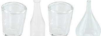 - Glass Miniatures (bottles, glasses ...)