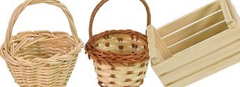 - Empty baskets - Hats