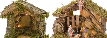 Nativity huts